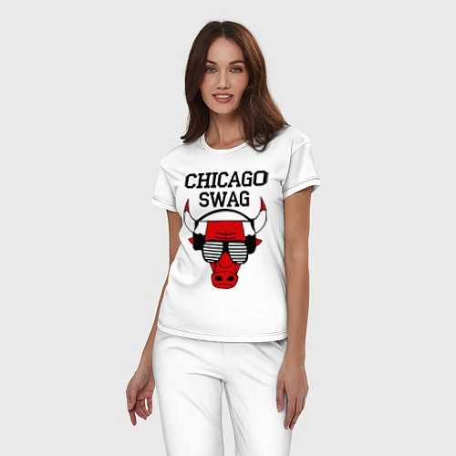 Женская пижама Chicago SWAG / Белый – фото 3