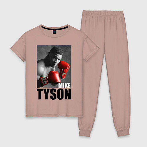 Женская пижама Mike Tyson / Пыльно-розовый – фото 1