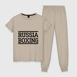 Женская пижама Russia boxing