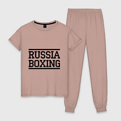 Женская пижама Russia boxing