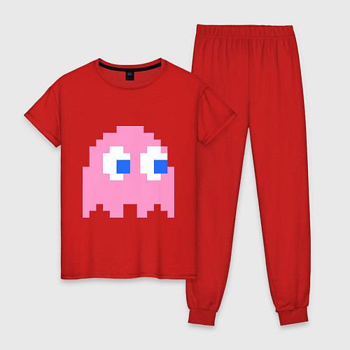 Женская пижама Pac-Man: Pinky / Красный – фото 1