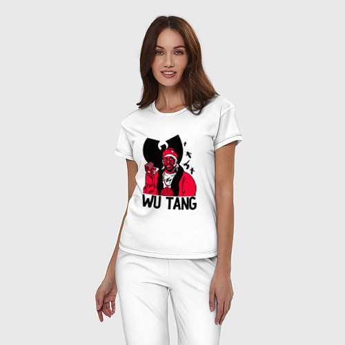 Женская пижама Wu-Tang Clan: Street style / Белый – фото 3