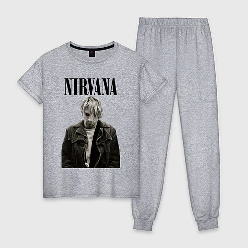 Женская пижама Kurt Cobain: Young / Меланж – фото 1