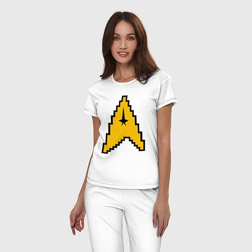 Женская пижама Star Trek: 8 bit / Белый – фото 3