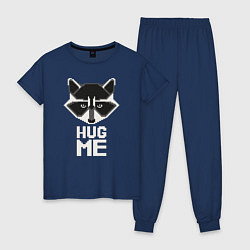 Женская пижама Raccoon: Hug me