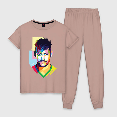 Женская пижама Neymar: fun-art / Пыльно-розовый – фото 1