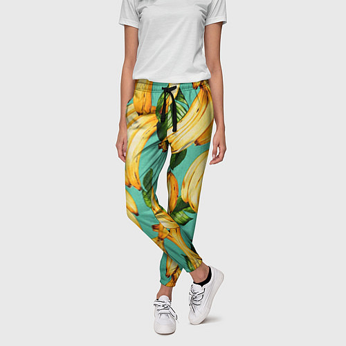 Женские брюки Банан / 3D-принт – фото 3