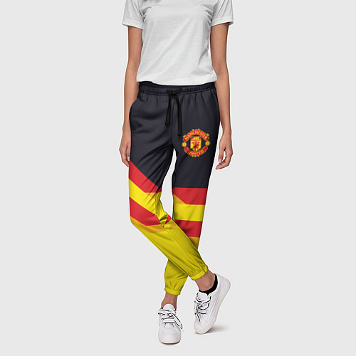 Женские брюки Manchester United / 3D-принт – фото 3