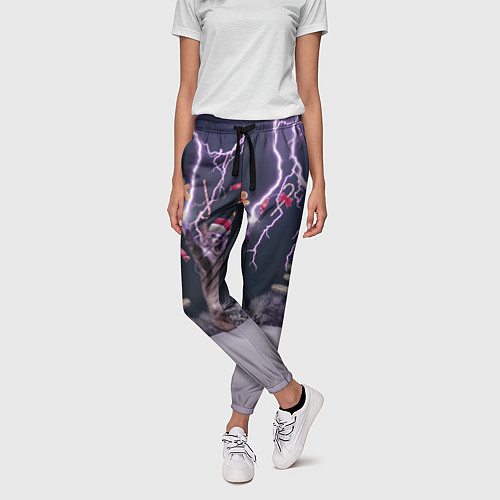 Женские брюки Громокот NY version / 3D-принт – фото 3