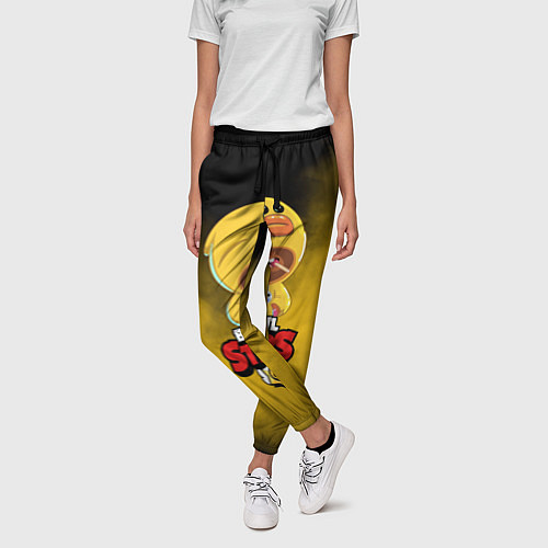 Женские брюки BRAWL STARS SALLY LEON / 3D-принт – фото 3