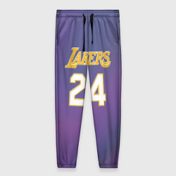 Брюки женские Los Angeles Lakers Kobe Brya, цвет: 3D-принт