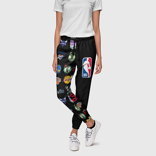 Женские брюки NBA Team Logos 2 / 3D-принт – фото 3