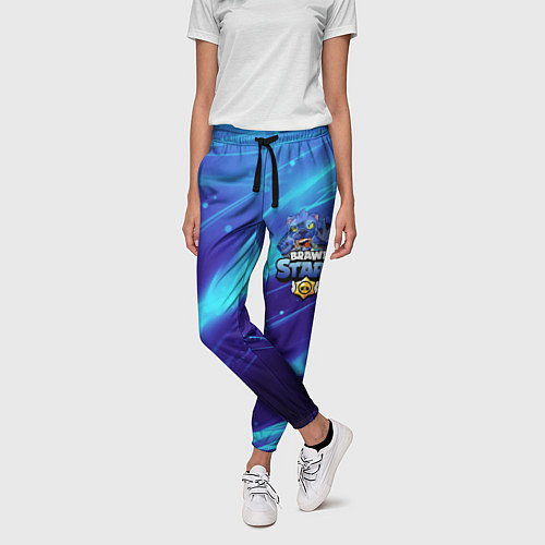 Женские брюки LEON BRAWL STARS / 3D-принт – фото 3