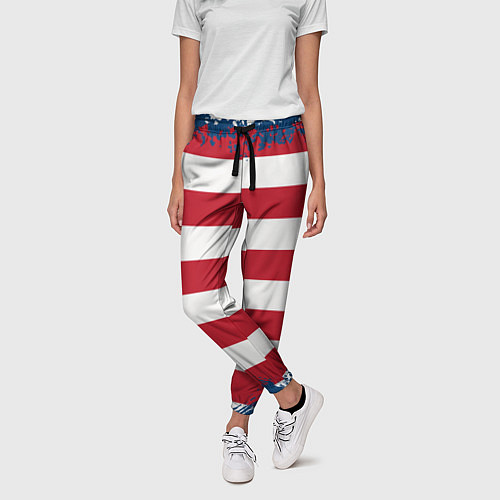 Женские брюки Америка / 3D-принт – фото 3