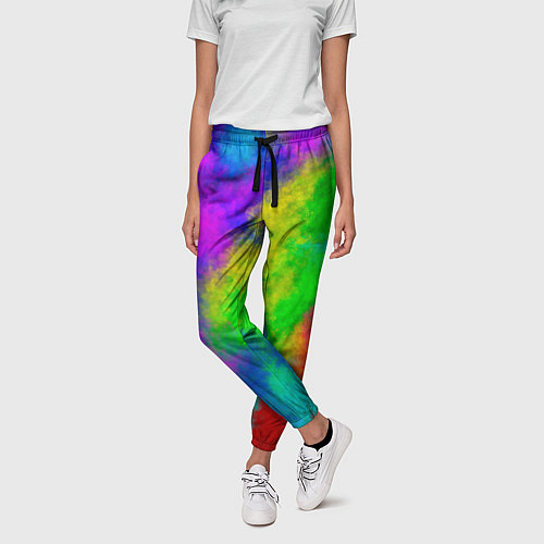 Женские брюки Multicolored / 3D-принт – фото 3
