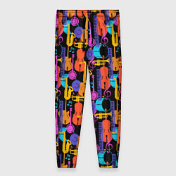 Брюки женские Джаз, цвет: 3D-принт