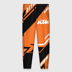 Брюки женские KTM КТМ SPORT, цвет: 3D-принт