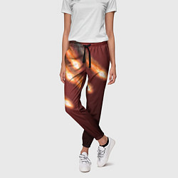 Брюки женские Падение комет, цвет: 3D-принт — фото 2