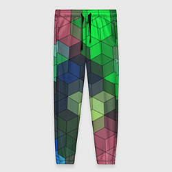 Женские брюки Разноцветный геометрический уз