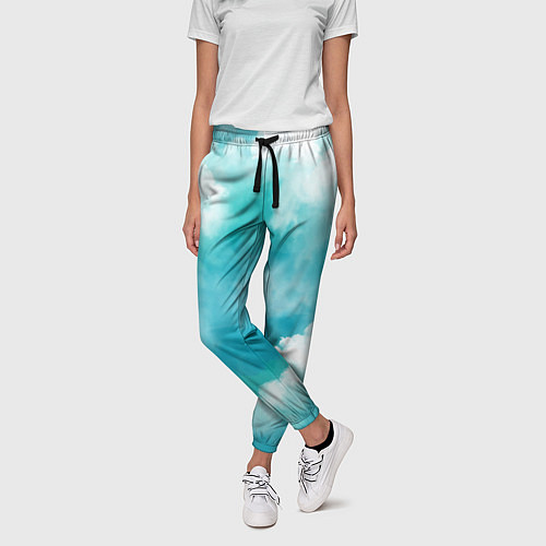 Женские брюки Голубое Небо Blue Sky Z / 3D-принт – фото 3