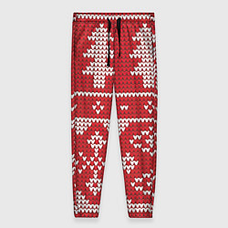 Женские брюки Вязаный рисунок