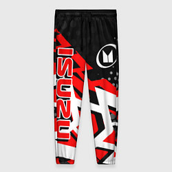 Брюки женские Isuzu Исудзу, цвет: 3D-принт