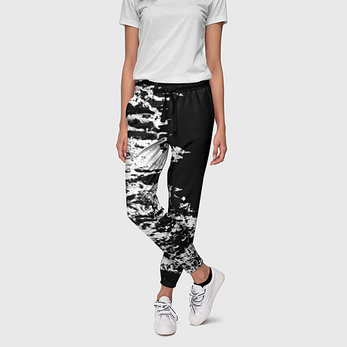 Женские брюки Abstraction pattern 2022 vanguard / 3D-принт – фото 3
