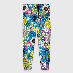 Женские брюки Takashi Murakami Улыбающиеся цветы