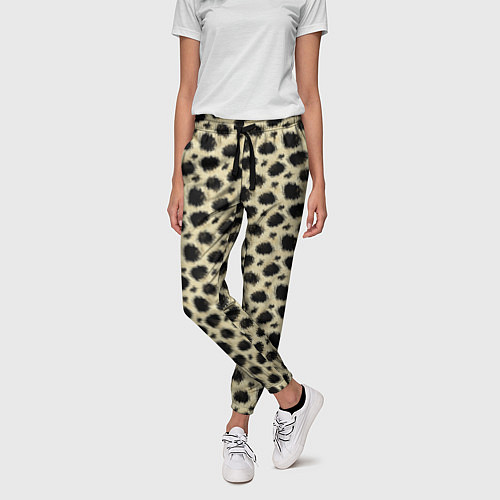 Женские брюки Шкура Леопарда Leopard / 3D-принт – фото 3