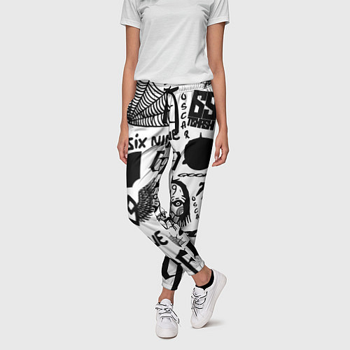 Женские брюки 6IX9INE - Pattern / 3D-принт – фото 3