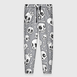 Брюки женские Skulls & bones, цвет: 3D-принт