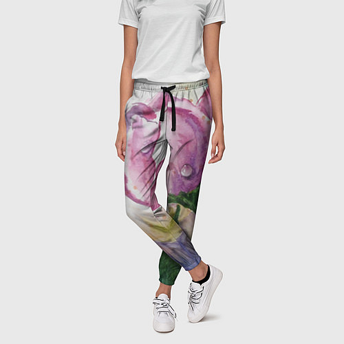 Женские брюки Весенняя нежность / 3D-принт – фото 3