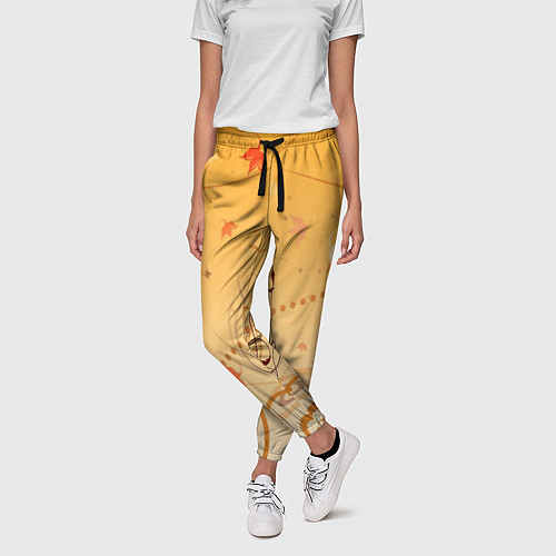 Женские брюки Умиротворение со мной / 3D-принт – фото 3