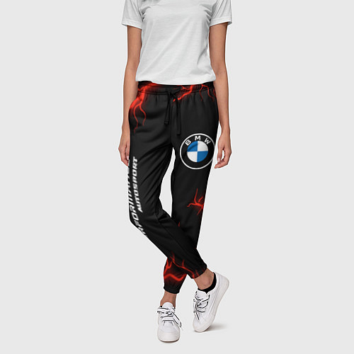 Женские брюки BMW Autosport Молнии / 3D-принт – фото 3