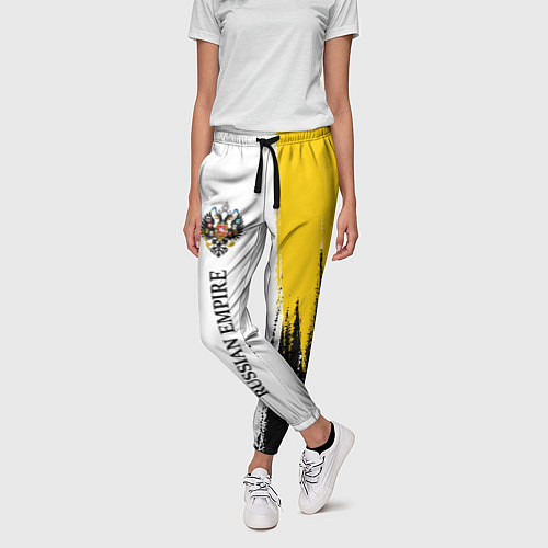 Женские брюки RUSSIAN EMPIRE - ГЕРБ - Краска 6 / 3D-принт – фото 3