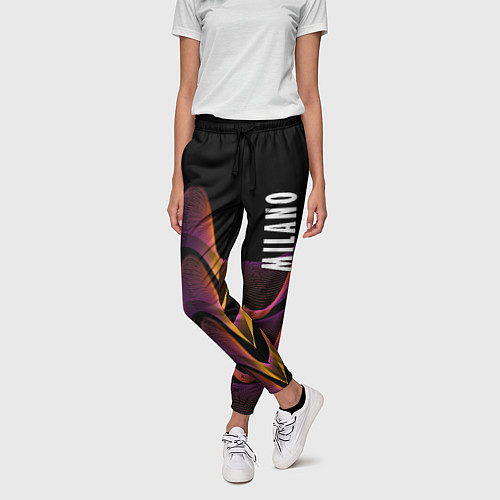 Женские брюки Fashion pattern Neon Milano / 3D-принт – фото 3