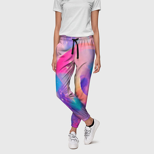 Женские брюки Многообразие красок / 3D-принт – фото 3