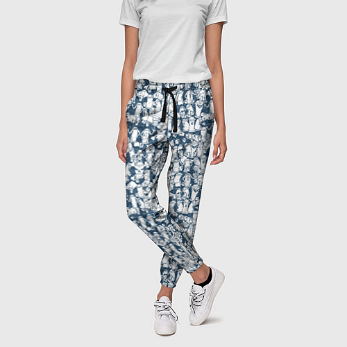 Женские брюки Баллончик с краской граффити / 3D-принт – фото 3