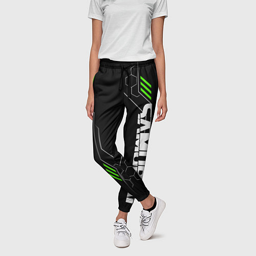 Женские брюки Samurai - Зеленые технологии / 3D-принт – фото 3