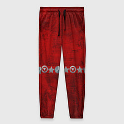 Женские брюки Красный градиент
