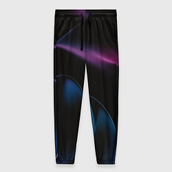Женские брюки Абстрактные фиолетовые волны