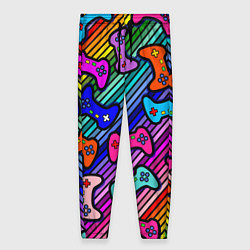 Женские брюки Многоцветные полоски с джойстиками