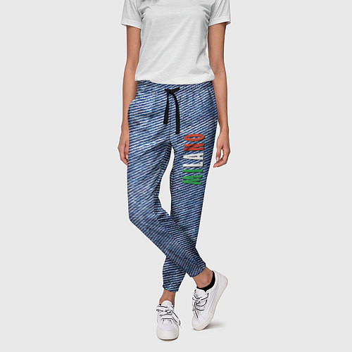 Женские брюки Milano - Italy - Jeans - Fashion / 3D-принт – фото 3