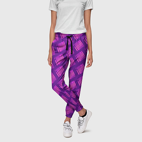 Женские брюки Логотип Джи Айдл / 3D-принт – фото 3