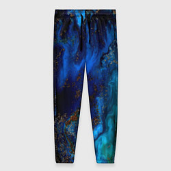 Брюки женские Жидкие холодные краски, цвет: 3D-принт