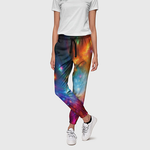 Женские брюки Космическая многомерность / 3D-принт – фото 3