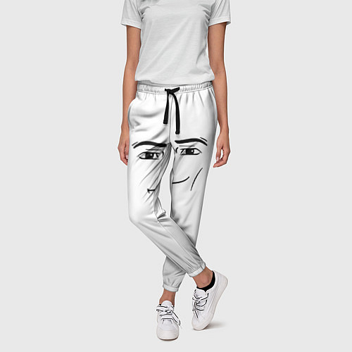 Женские брюки Одежда Man Face Roblox / 3D-принт – фото 3