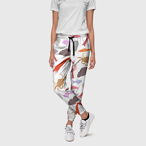 Женские брюки Морской пейзаж / 3D-принт – фото 3