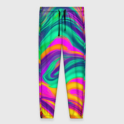 Женские брюки Градиентные цветные волны