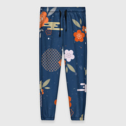Женские брюки Орнамент японского кимоно